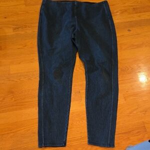 Lysse Dark Blue Skinny Pull-On Jeans.
